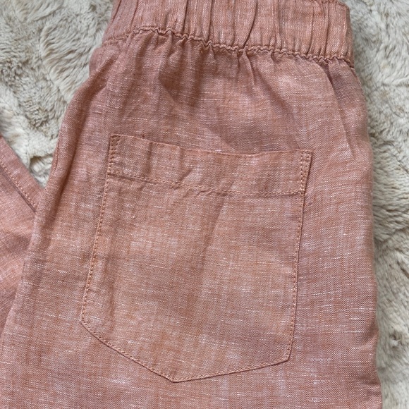 Cynthia Rowley Women's Linen Pants - Dusty Pink - Picture 2 of 8